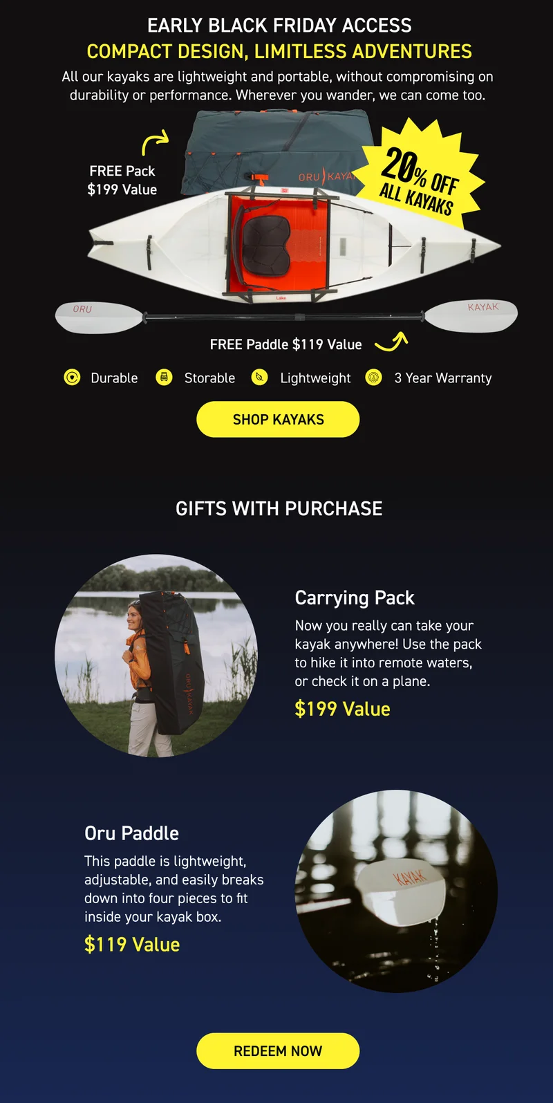 SHOP 20% OFF ALL KAYAKS SHOP 20% OFF ALL KAYAKS