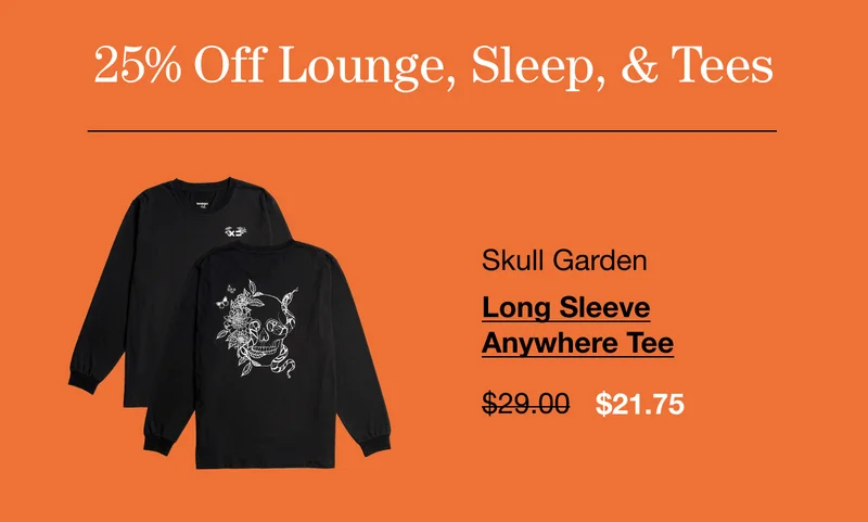 Long Sleeve Anywhere Tee