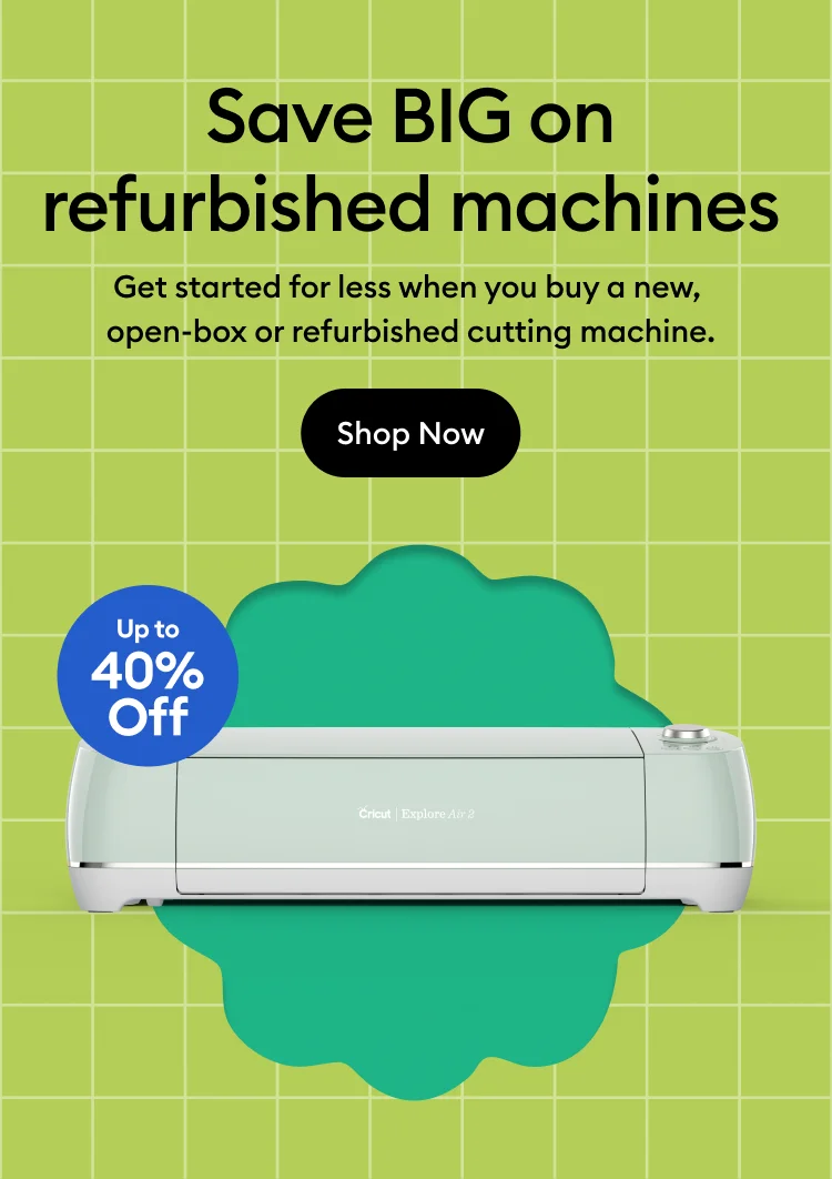 Save BIG on refurbished machines.