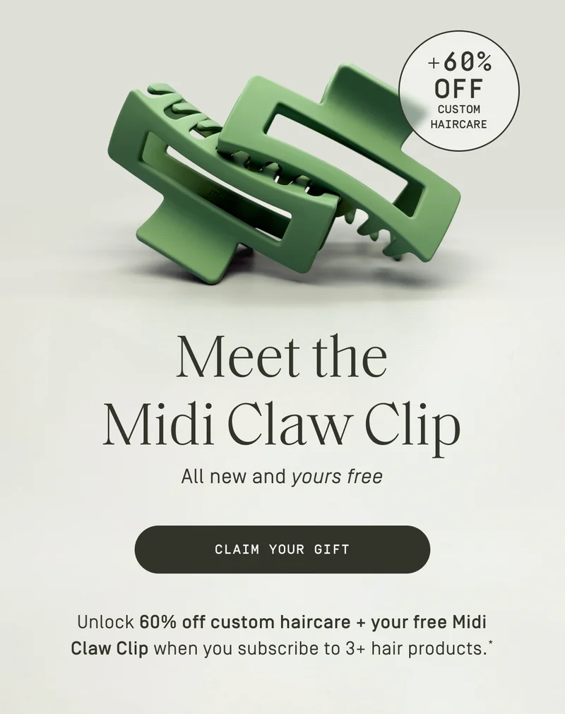Meet the Midi Claw Clip + 60% off | Claim your gift