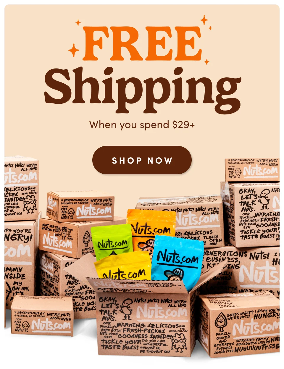 Free Shipping when you spend $29+ Shop Now
