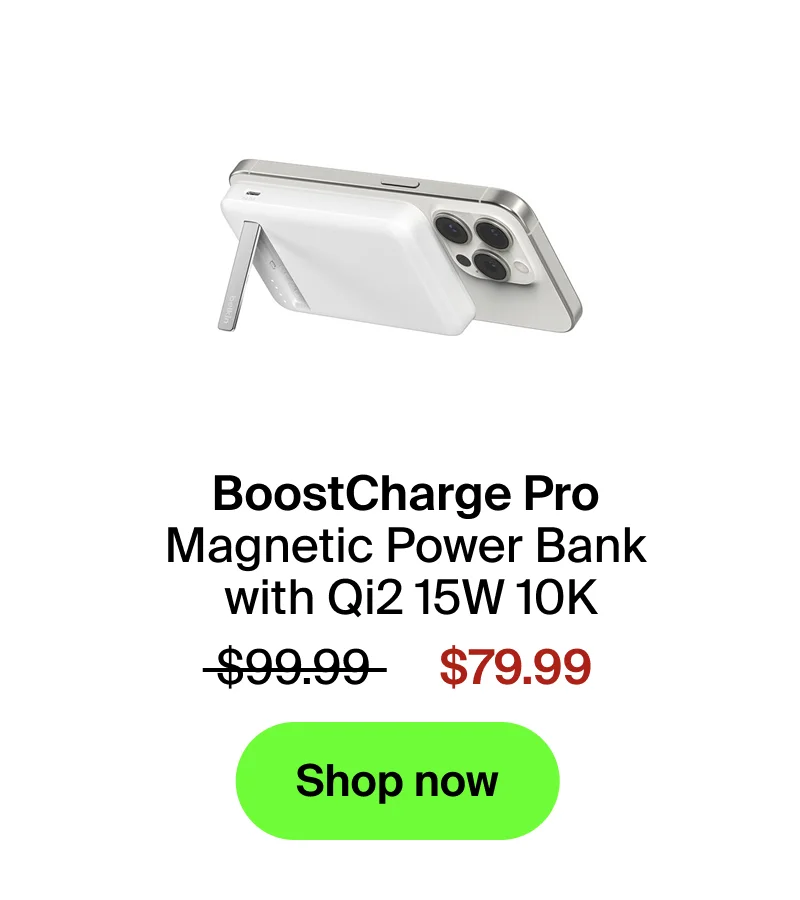 BoostCharge Pro Magnetic Power Bank