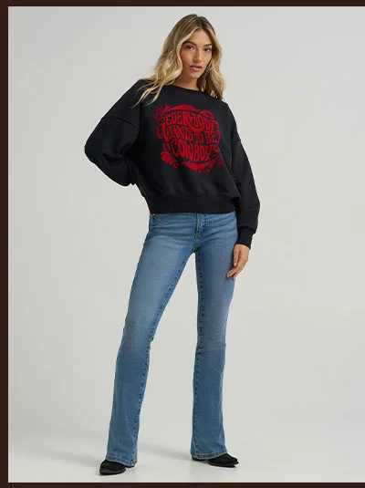 Baskin Blue Boot Huggers In Wrangler Blue Wash