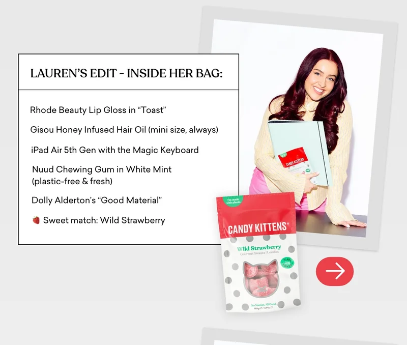 Lauren's Edit- Inside her bag: