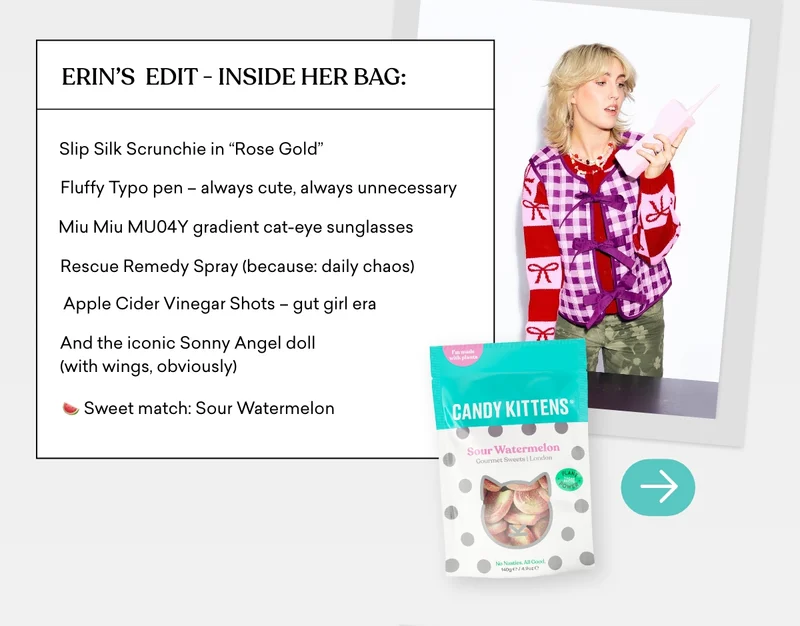 Erin's Edit- Inside her bag: