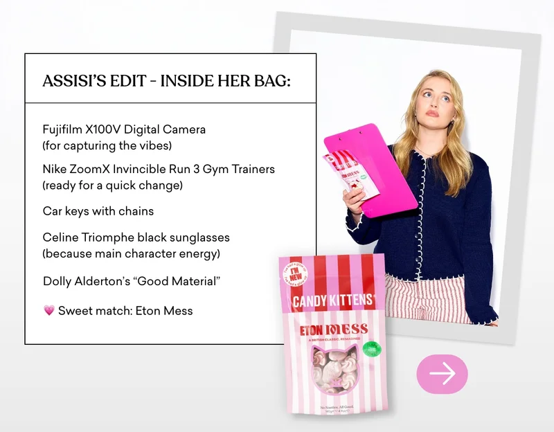 Assisi's Edit- Inside her bag: