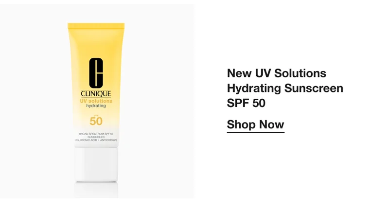 New UV Solutions Hydrating Sunscreen SPF 50 |Shop Now