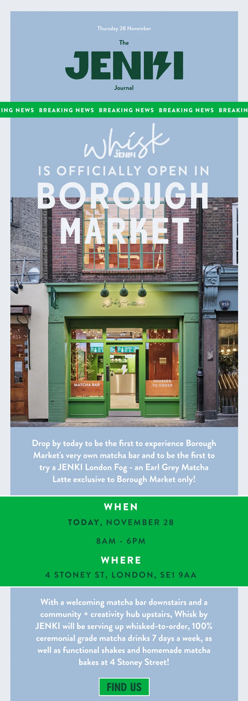 JENKI borough market