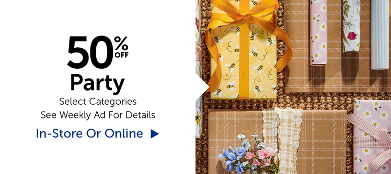 50% Off Party - Select Categories