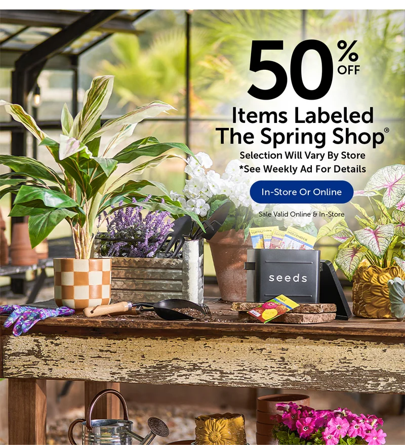 40% Off Items Labeled The Spring Shop®