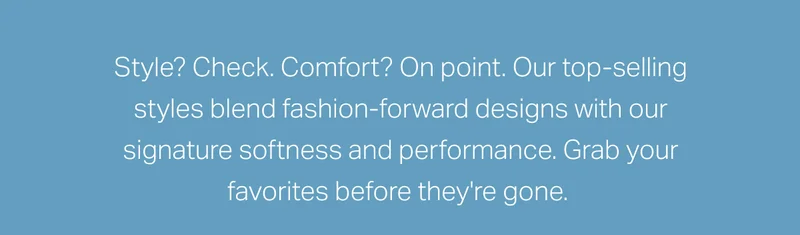 Style? Check. Comfort? On point.