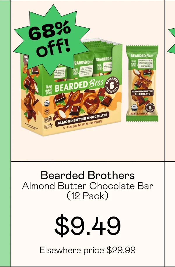 Almond Butter Chocolate Bar (12 Pack)