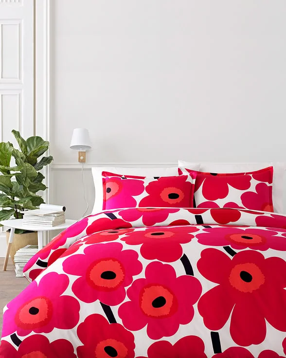 Unikko Queen Duvet cover set