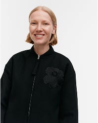 Monumentti Solid Wool bomber jacket