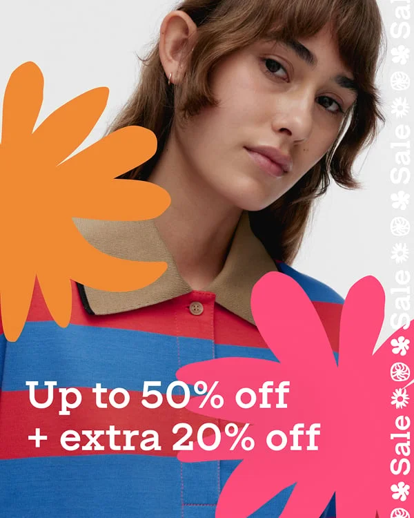 Sale this weekend only up to 50% off + extra 20% off.