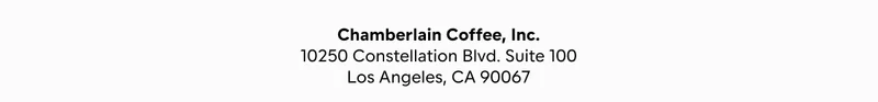 Chamberlain Coffee