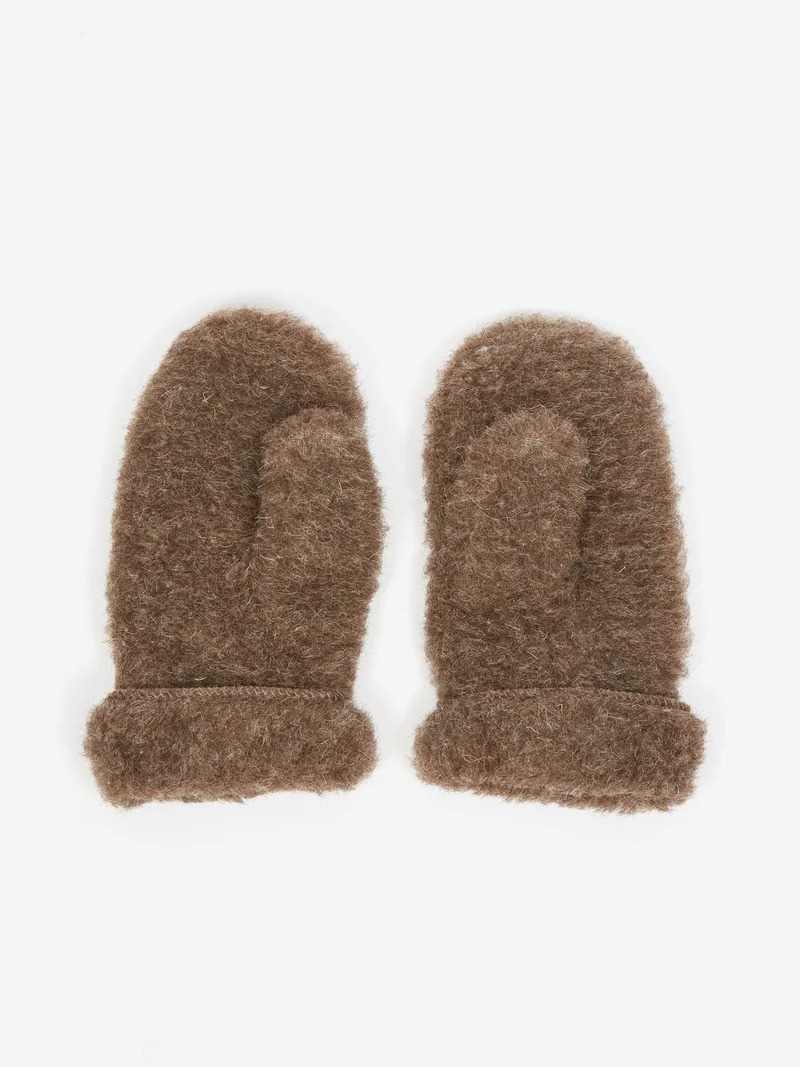 Image of Yoko Wool x Goodhood Mittens - Brown