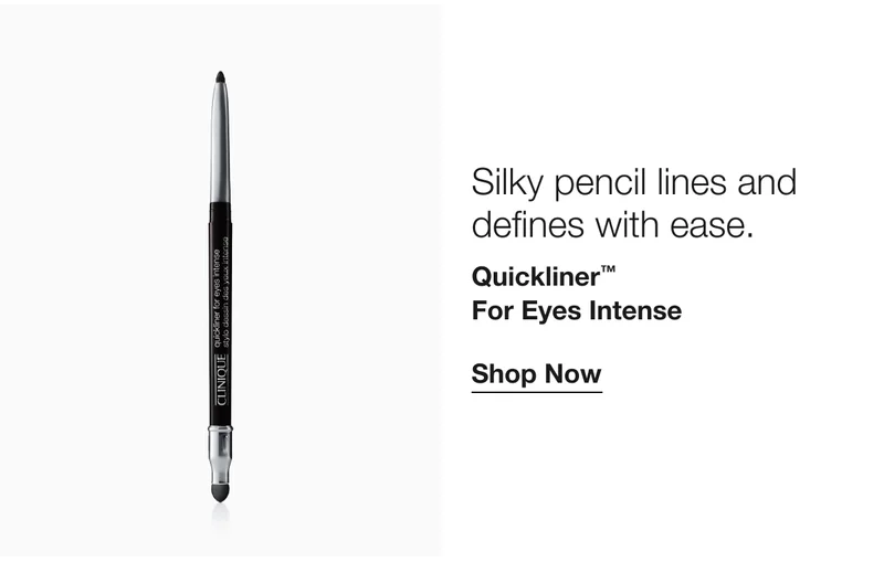 Silky pencil lines and defines with ease.  | Quickliner™ For Eyes Intense | Shop Now