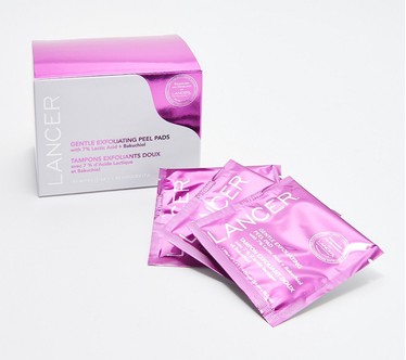 Lancer Polish Peel Pads with Lactic Acid & Bakuchiol 45-ct