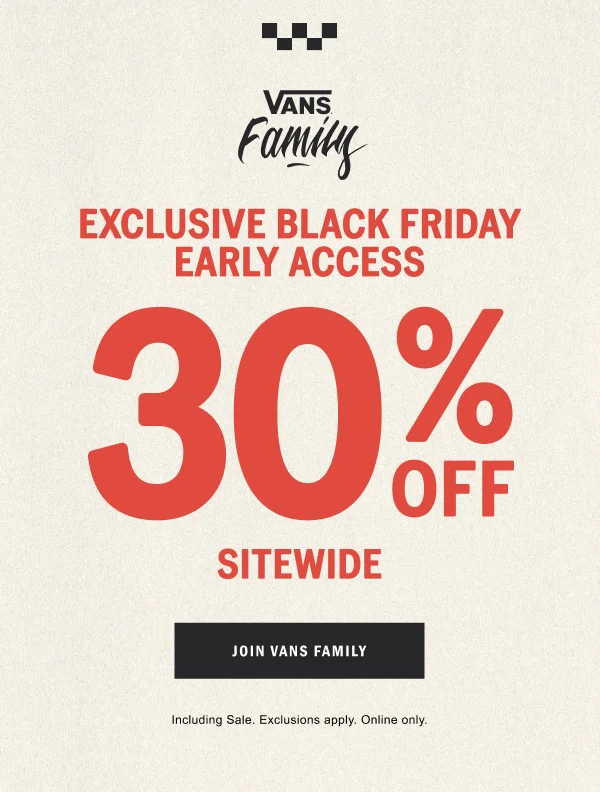 JOIN VANS FAMILY
