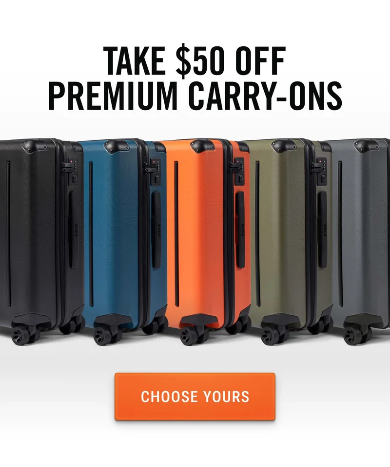 Take $50 OFF Premium Carry-Ons