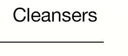 Cleansers