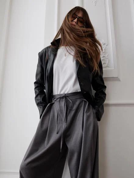 Wide Leg Trousers