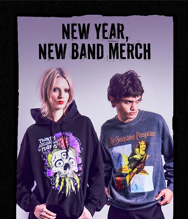 New Year New Band Merch. Shop Band Merch