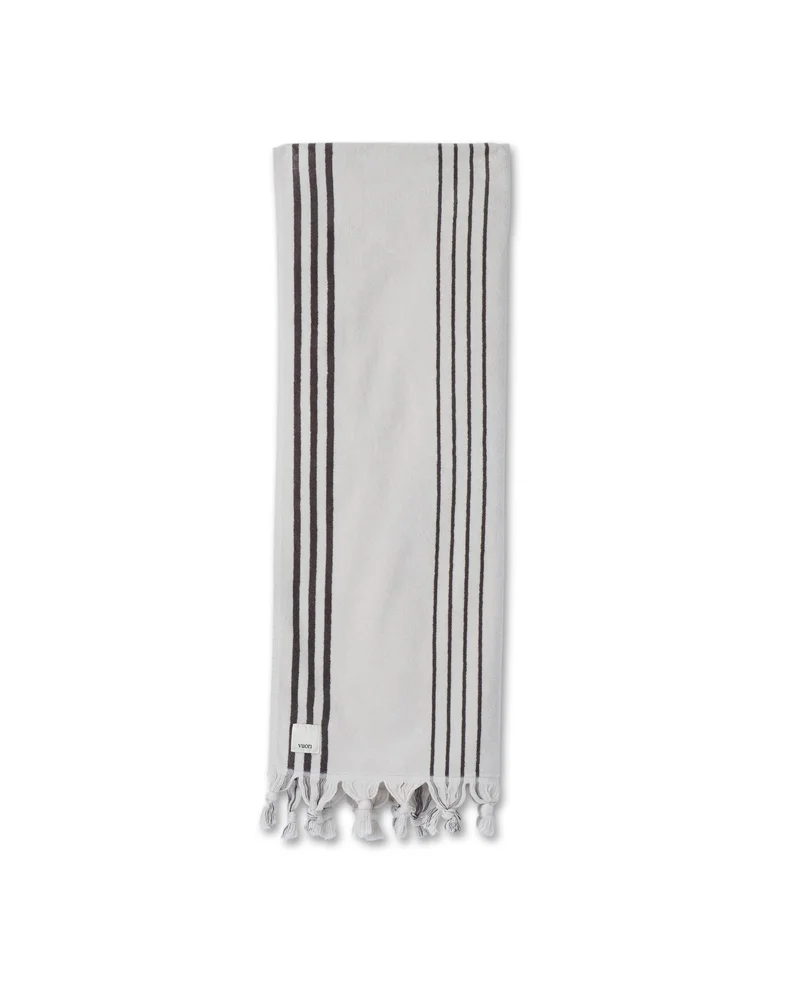 Image of Fringe Beach Towel | Natural