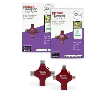 Picture Keeper Set of 2, 32GB Digital Storage & Photo Editing Devices