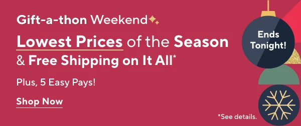 Free Shipping on it all