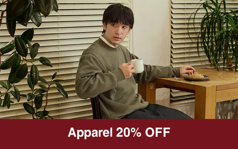 Shop Apparel 20% OFF