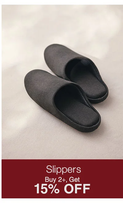 Shop Slippers 2+ 15% OFF