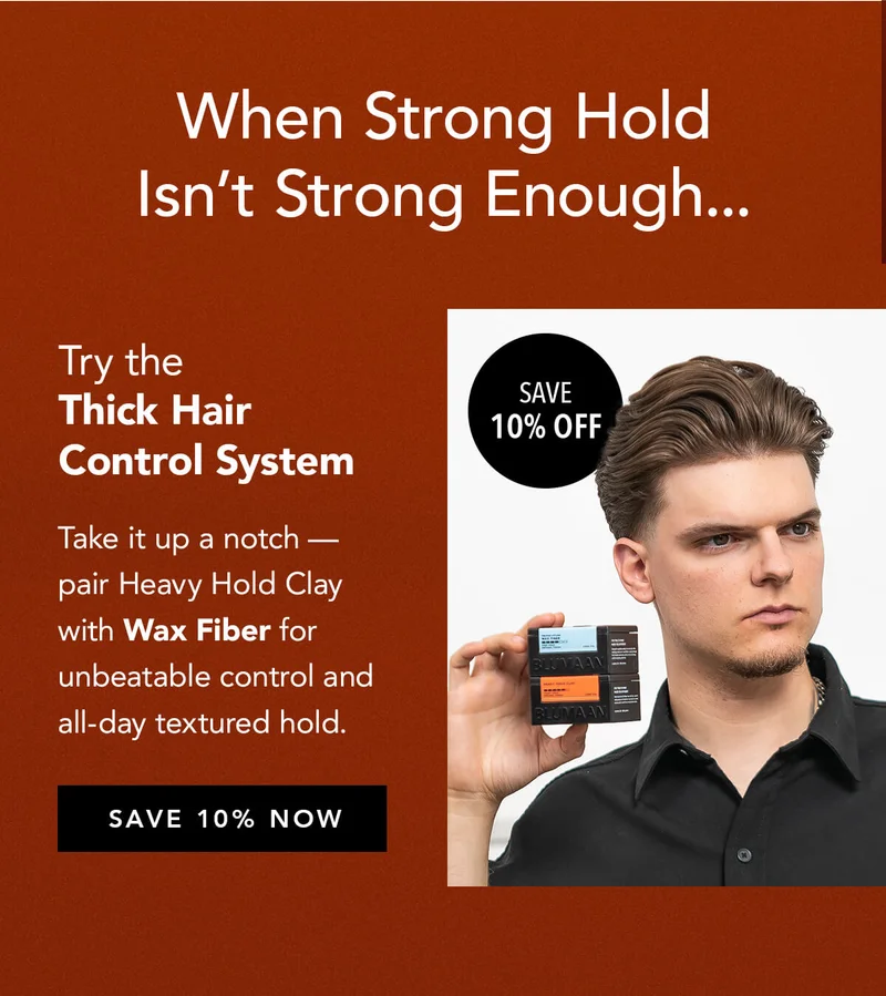 Pair with Wax Fiber with the Thick Hair Control System