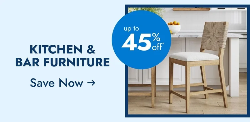 Kitchen & Bar Furniture - Up to 45% Off