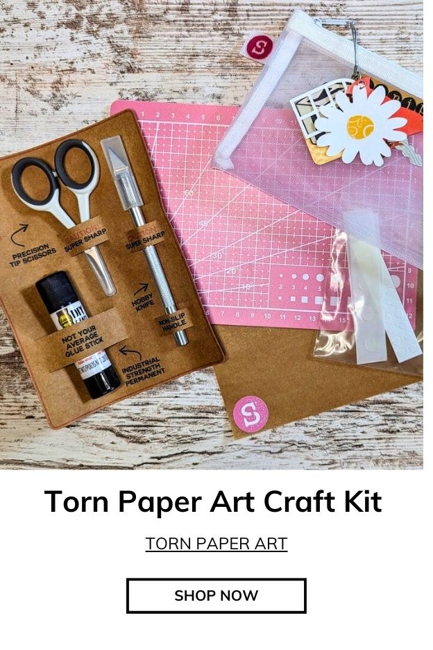 Torn Paper Art Craft Tool Kit