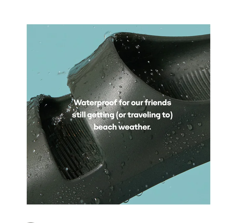 Waterproof for our friends still getting (or traveling to) beach weather.