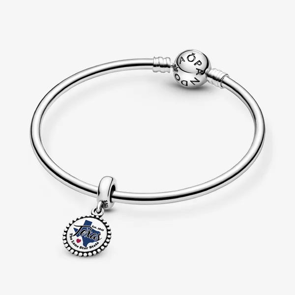 Texas State Map Dangle Charm