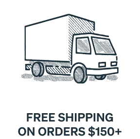 Free shipping on orders $150+