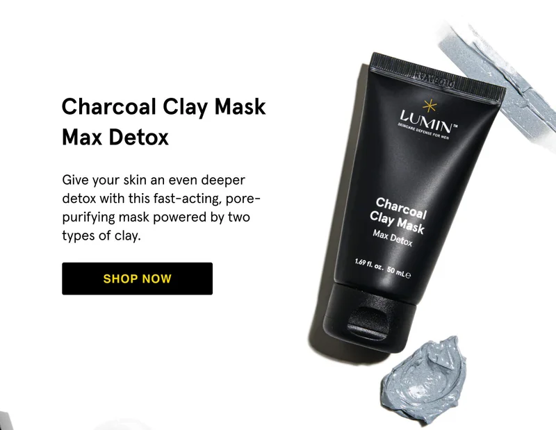 Charcoal Clay Mask Max Detox - SHOP NOW