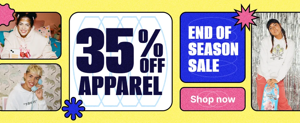 35% off apparel