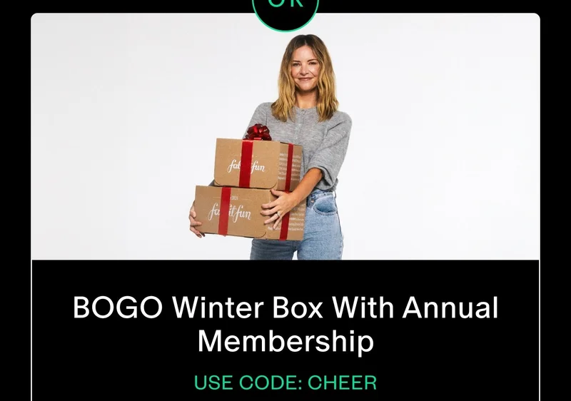 BOGO Winter Box With Annual Membership | USE CODE: CHEER