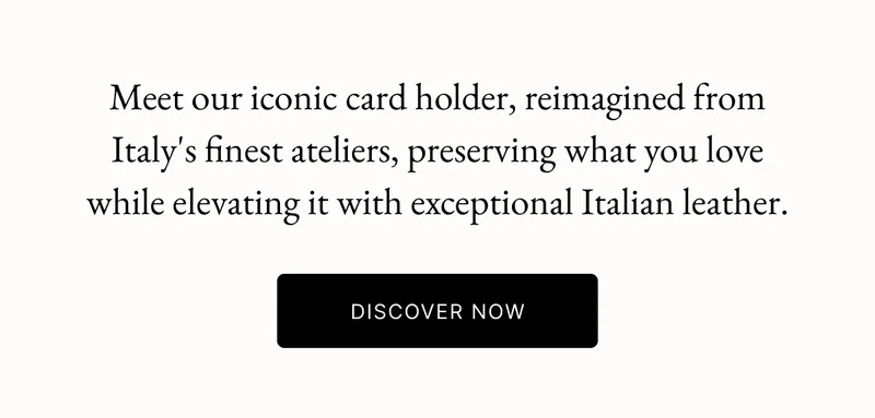 Our Iconic card holder is back!