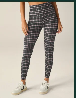 Preppy Plaid SoftMark High Waisted Midi Legging