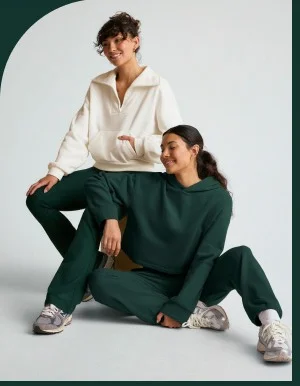 Happiness Fleece Cropped Hoodie