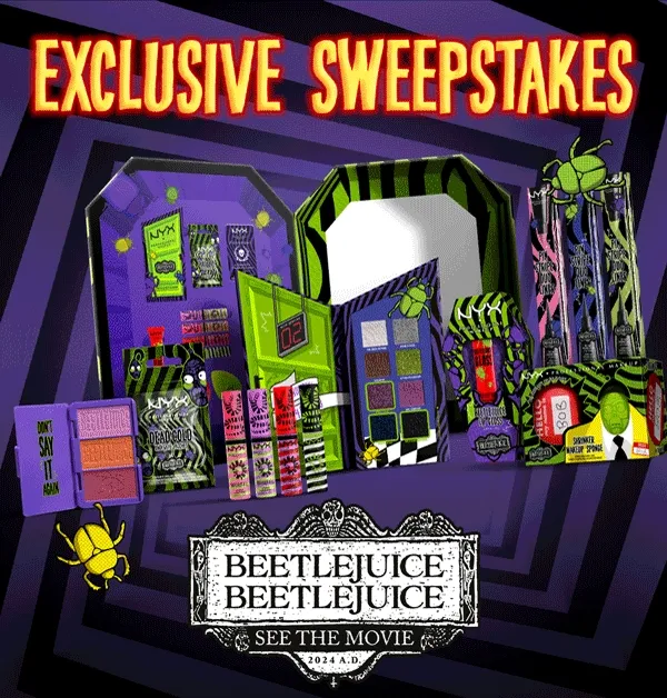 Enter for a chance to win Beetlejuice Beetlejuice PR vault