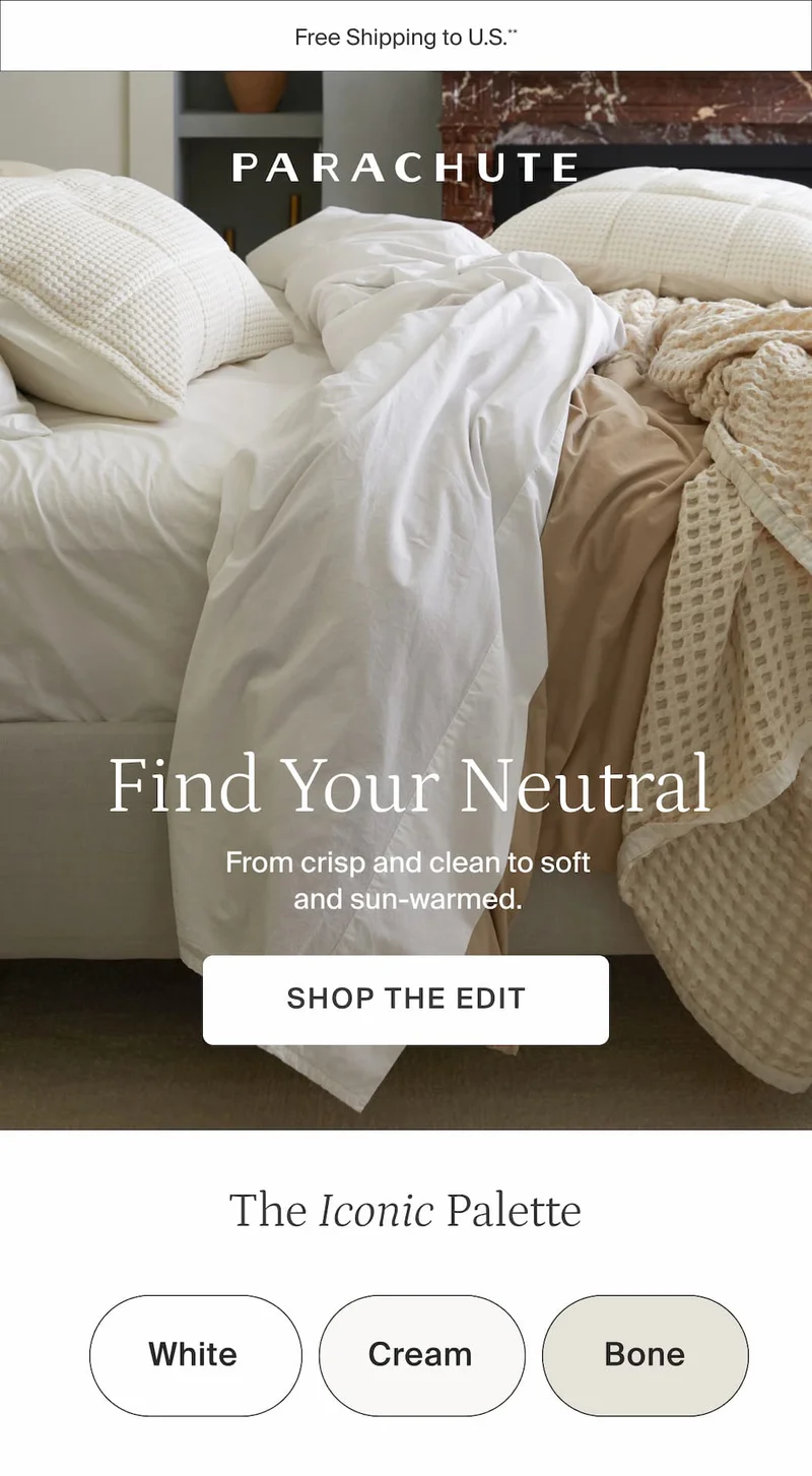 Find your neutral. Shop the edit.