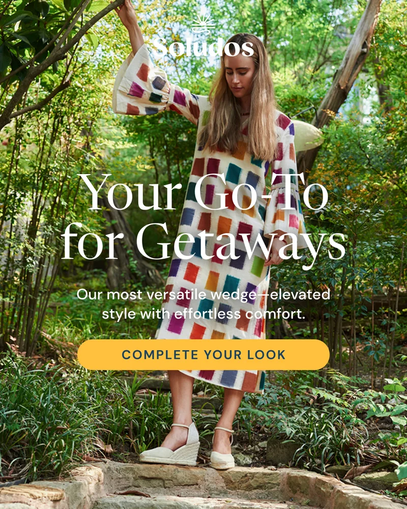 Your go-to for getaways. Complete your look