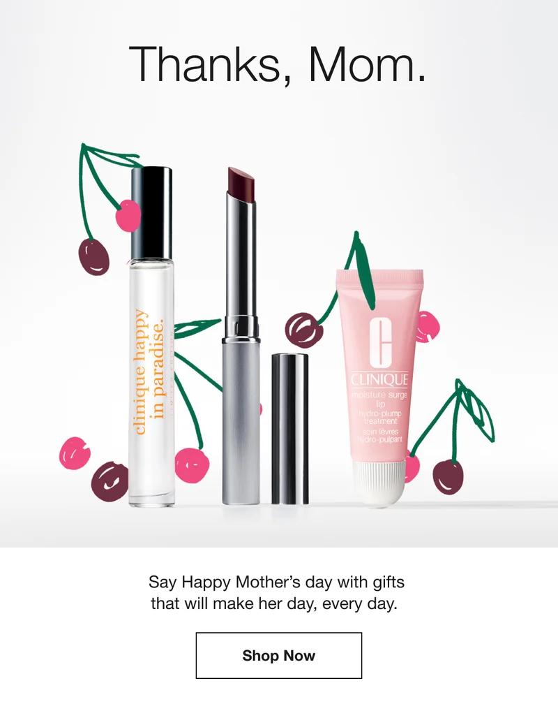 Thanks, Mom. | Say Happy Mother’s day with gifts that will make her day, every day. | Shop Now