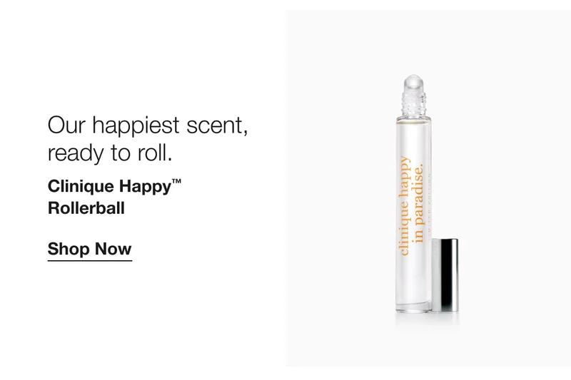 Our happiest scent, ready to roll. | Clinique Happy™ Rollerball | Shop Now